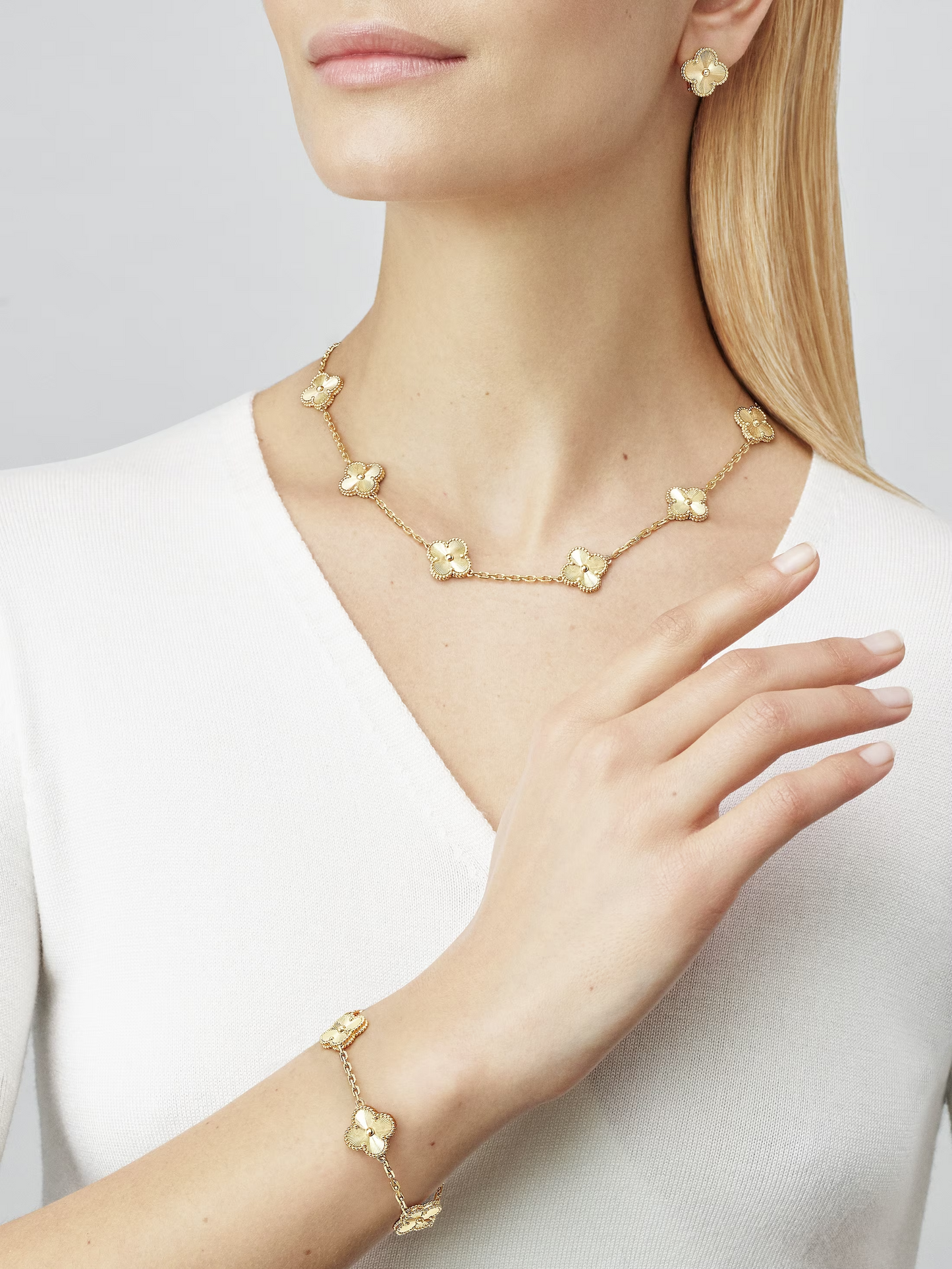 Bracciale Quadrifoglio oro