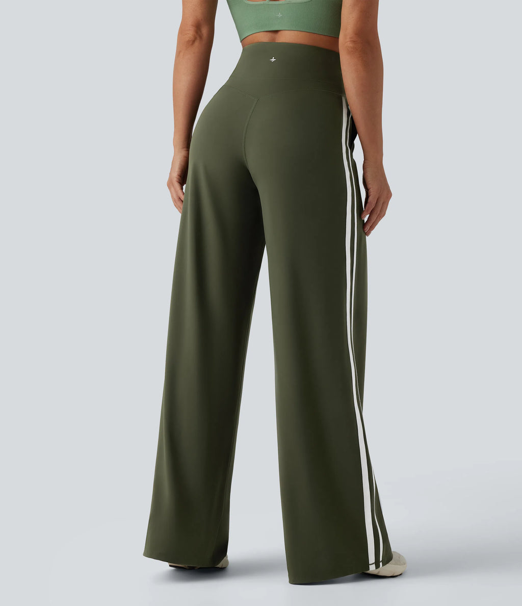 PANTALONE MILANO DA YOGA AMPIO A VITA ALTA