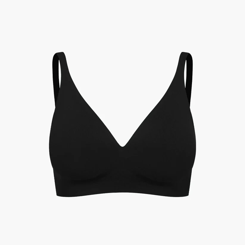 NAHTLOSER PUSH-UP-BH - SCHWARZ