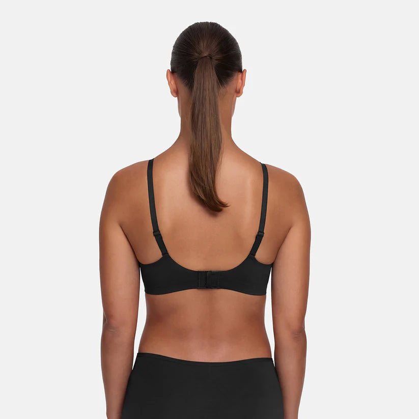 NAHTLOSER PUSH-UP-BH - SCHWARZ