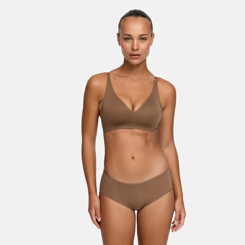 NAHTLOSER PUSH-UP-BH - CARAMEL