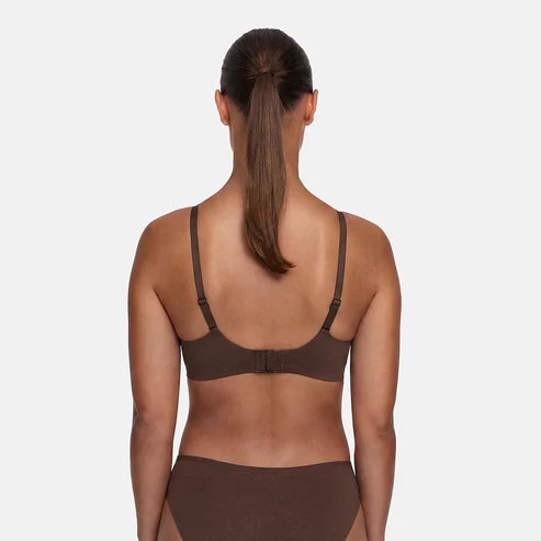 NAHTLOSER PUSH-UP-BH - BRAUN
