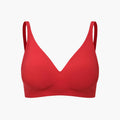 NAHTLOSER PUSH-UP-BH - ROT