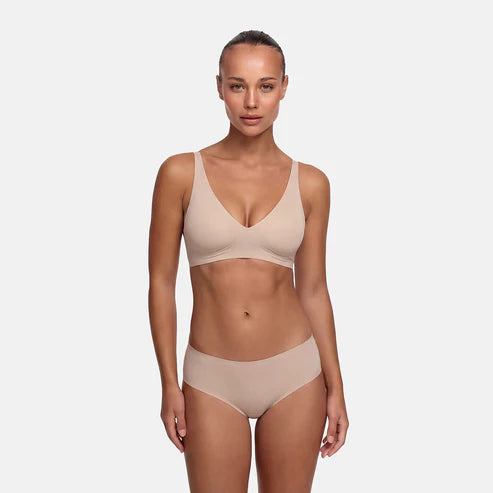 NAHTLOSER PUSH-UP-BH - BEIGE