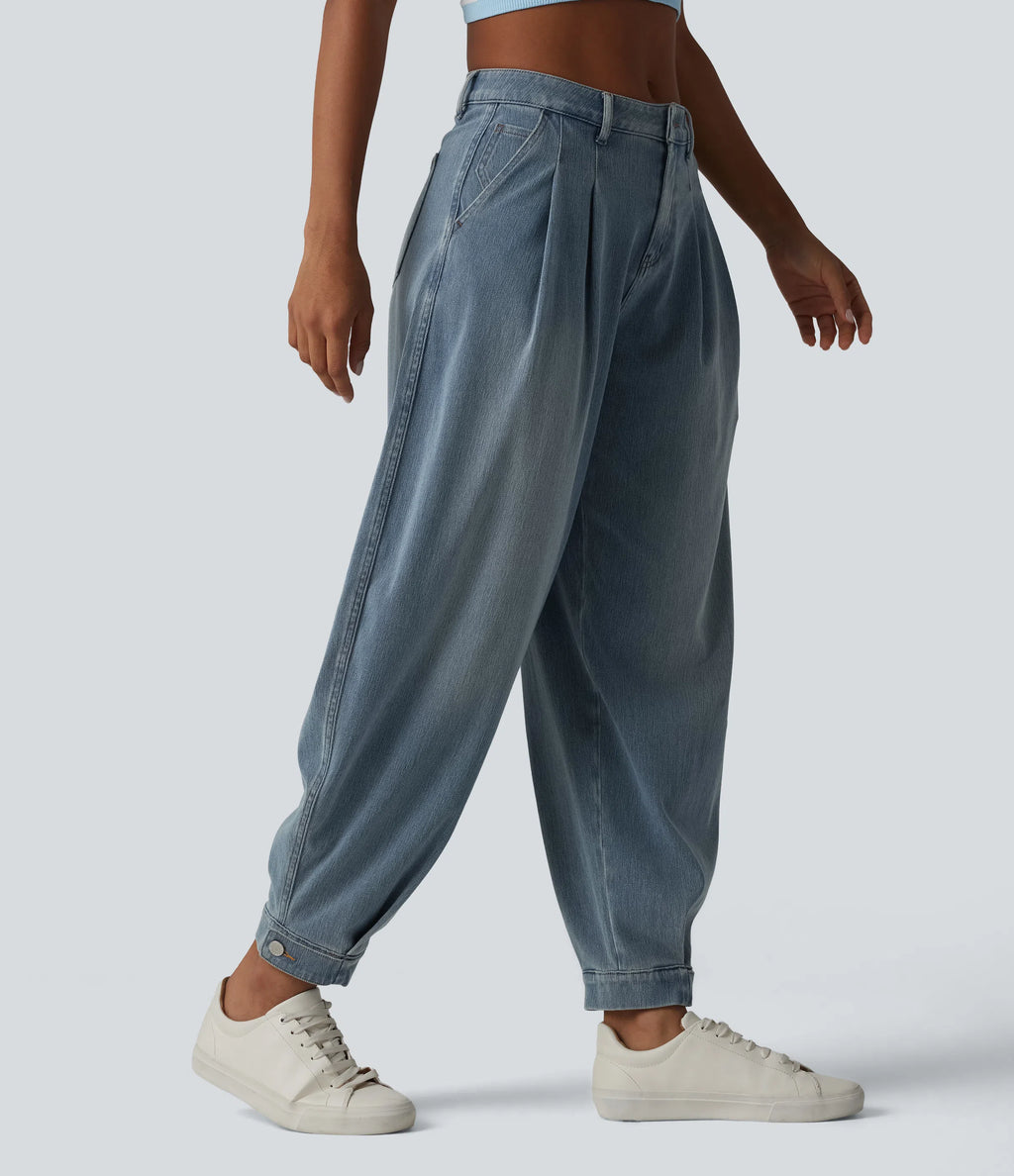 PANTALONE VALENZA JOGGER BALOON IN DENIM