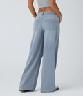 PANTALONE TORINO JEANS ASIMMETRICO A VITA BASSA