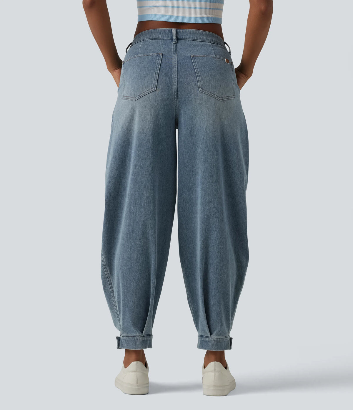 PANTALONE VALENZA JOGGER BALOON IN DENIM