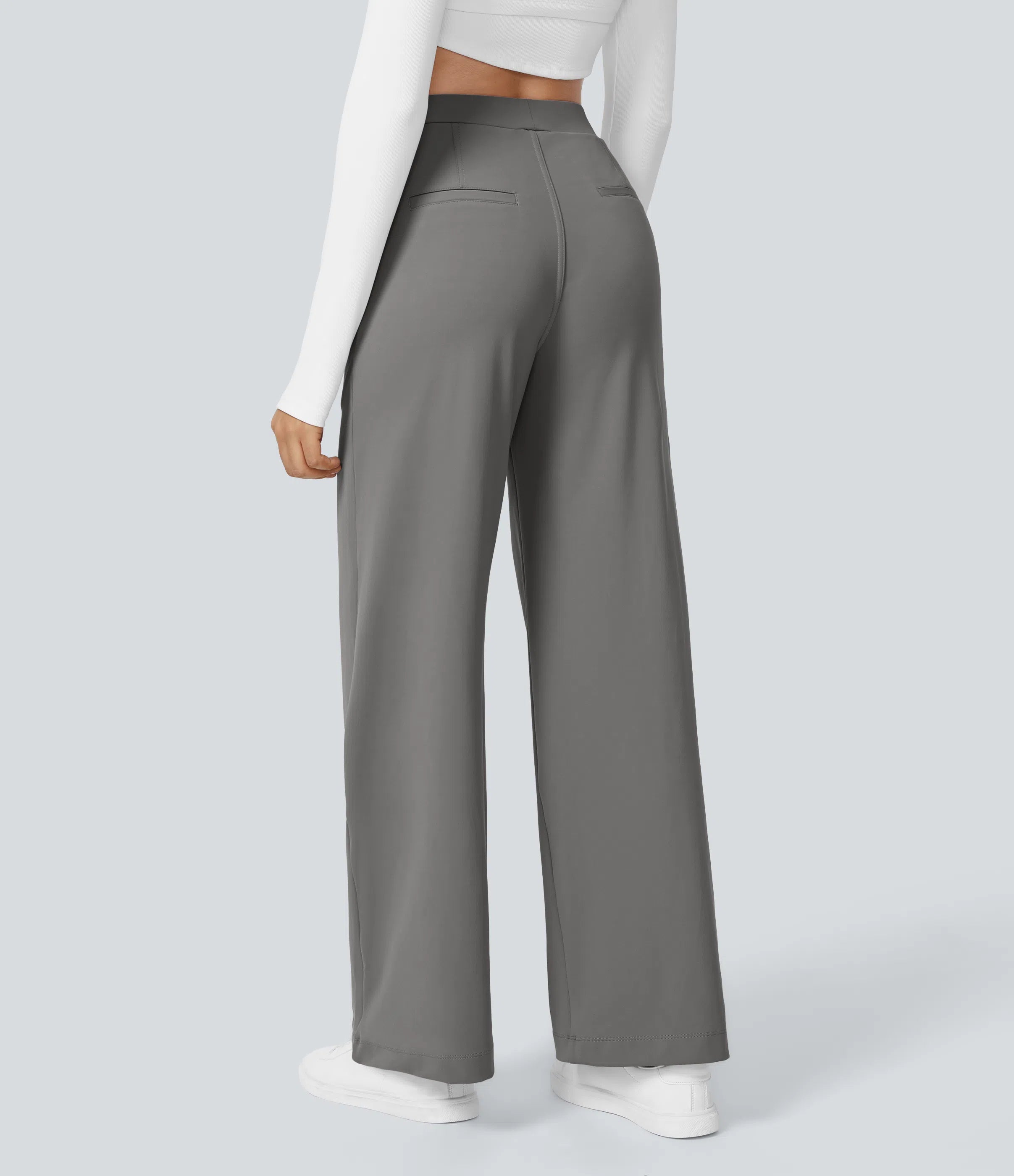 PANTALONE CAPRI A VITA ALTA CON GAMBA DRITTA