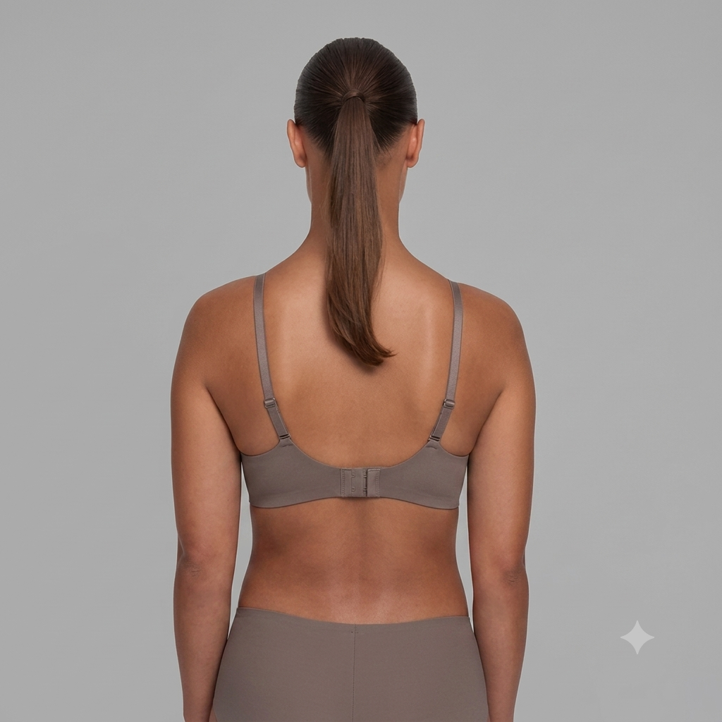 NAHTLOSER PUSH-UP-BH - TAUBENGRAU
