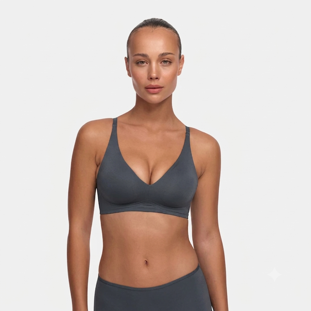 NAHTLOSER PUSH-UP-BH - GRAPHIT