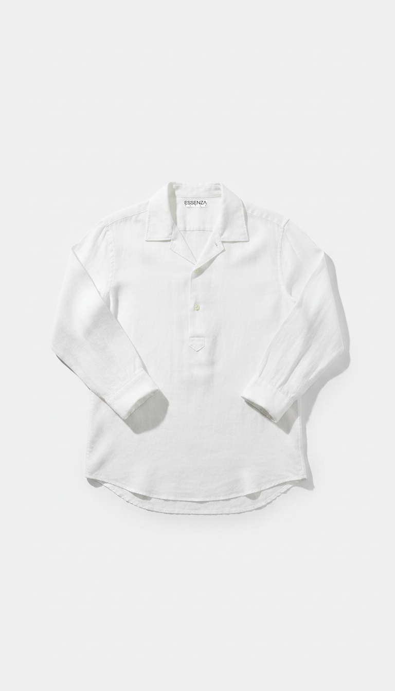 MAGLIA SALENTO IN LINO BIANCA
