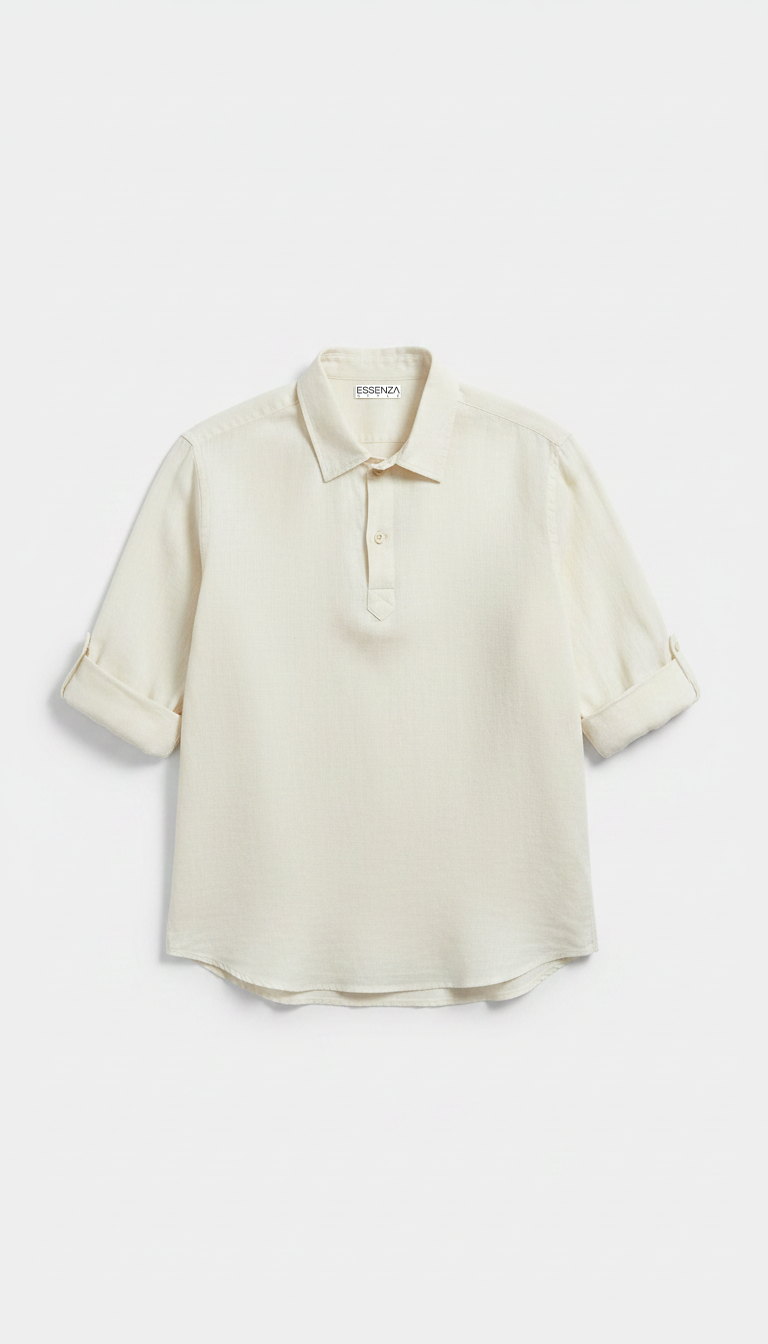 MAGLIA SALENTO IN LINO PANNA