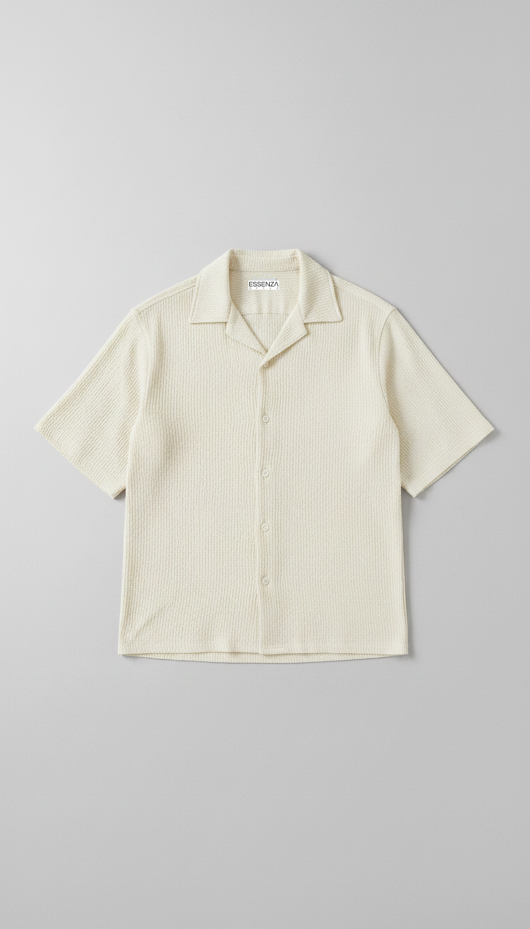 CAMICIA VENEZIA IN LINO PANNA
