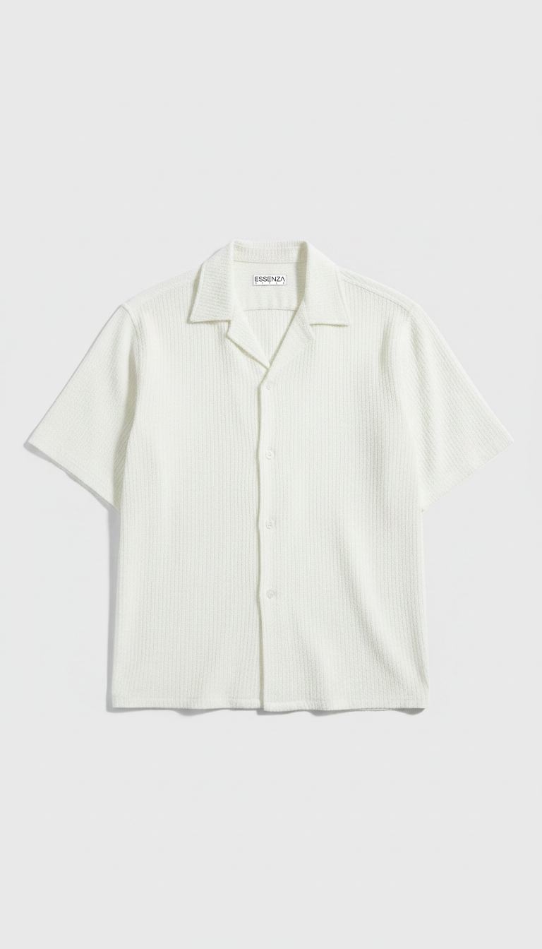 CAMICIA VENEZIA IN LINO BIANCA