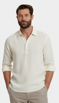 MAGLIA SALENTO IN LINO PANNA
