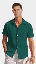 CAMICIA BARI IN LINO VERDE