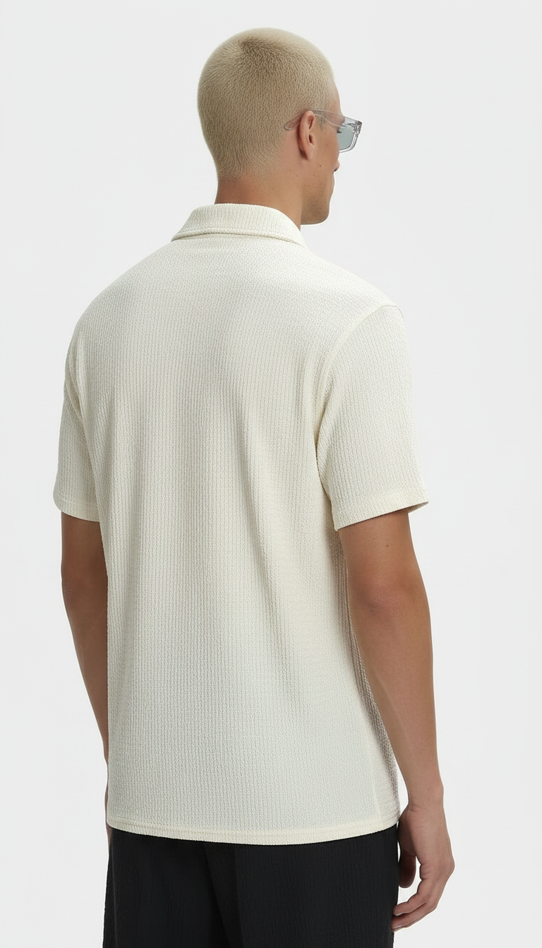 CAMICIA VENEZIA IN LINO PANNA